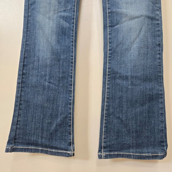 Vintage LA Idol USA Boot Cut Denim Jeans Size 30/34 - Picture 6 of 16